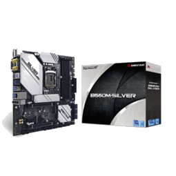 BIOSTAR Intel Z590A-SILVER/M.2/DP/DVI/HDMI/Support 4DIMM DDR4/10th/11th Generation/LGA 1200