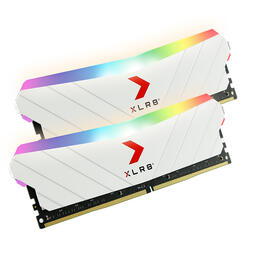 PNY White 32G RGB XLR8 DDR4 3200MHZ(RAM-LONGDIMM-RGB-16GBx2) - LLT