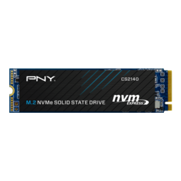 PNY SSD M.2 2280 NVMe CS2140 (R/W: Up to 3600/2300) 3Y