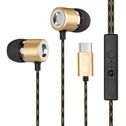 VERBATIM AC - IN-EAR HEADPHONE with MIC - Black/Gold