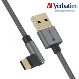 VERBATIM AC - L-SHAPED TYPE C to USB-A (Grey)