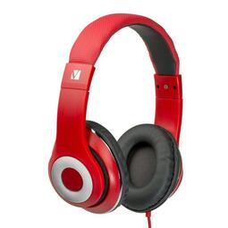 VERBATIM AC - STEREO HEADPHONE CLASSIC with MIC - Red