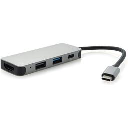 VERBATIM AC - TYPE C HUB (Ethernet,VGA,HDMI,Type C PD 60W, USB 3.0, SD Card Reader & Audio Jack)
