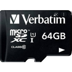 VERBATIM MIRCO SDHC (C10) - 64GB