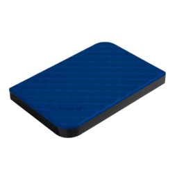 VERBATIM PORTABLE HDD 1TB - USB 3.0 (BLUE)
